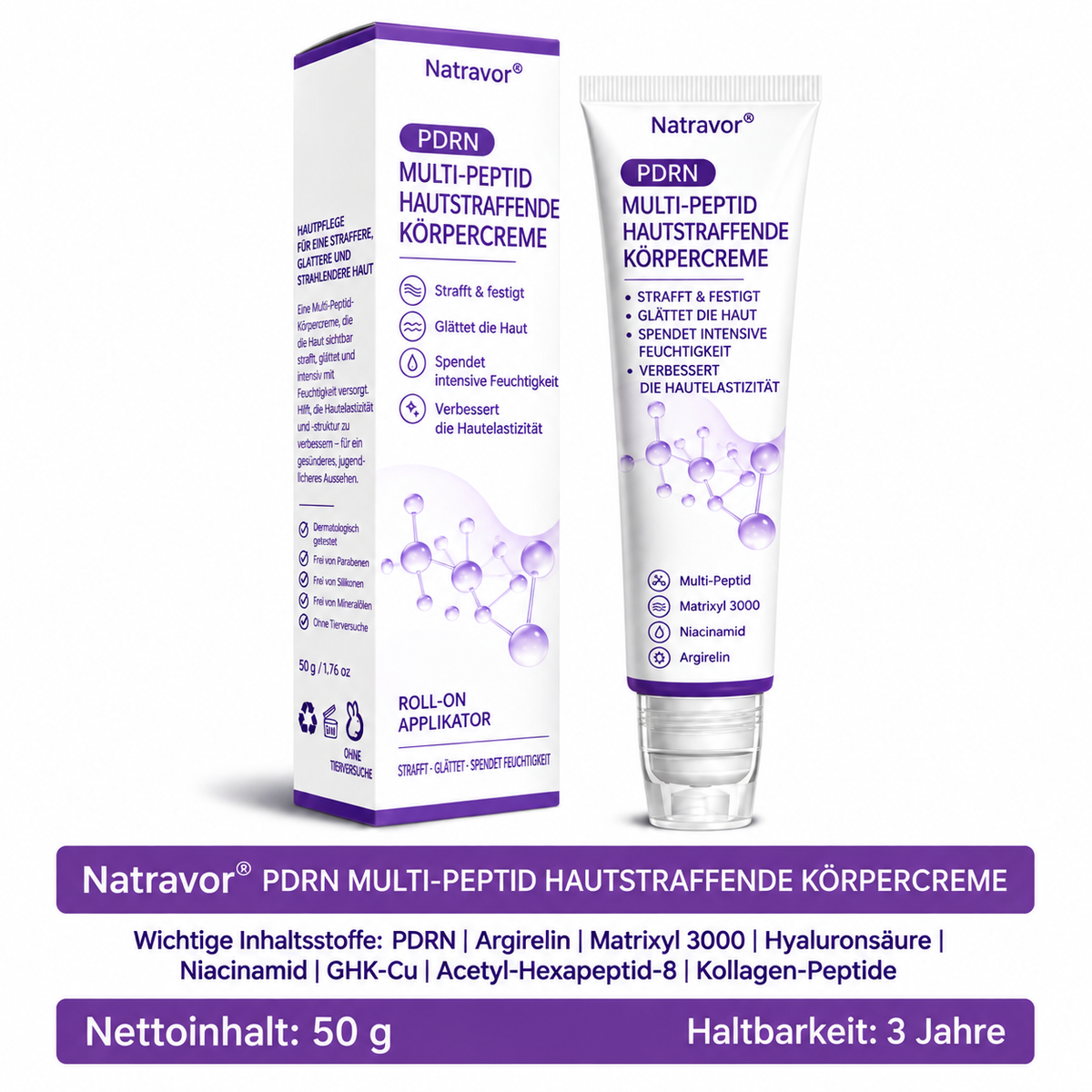 PDRN Multi-Peptid Massage-Roller-Creme🍈🍈