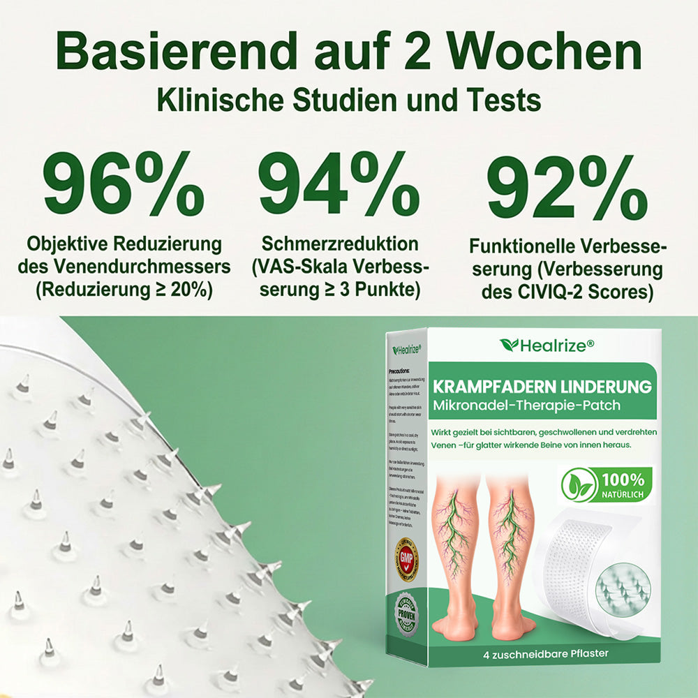 🇦🇹👨‍⚕️✅ Healrize® VeinTarget Mikronadel-Pflaster ⚡ Sofortige Linderung, langanhaltende Ergebnisse🎁🎁