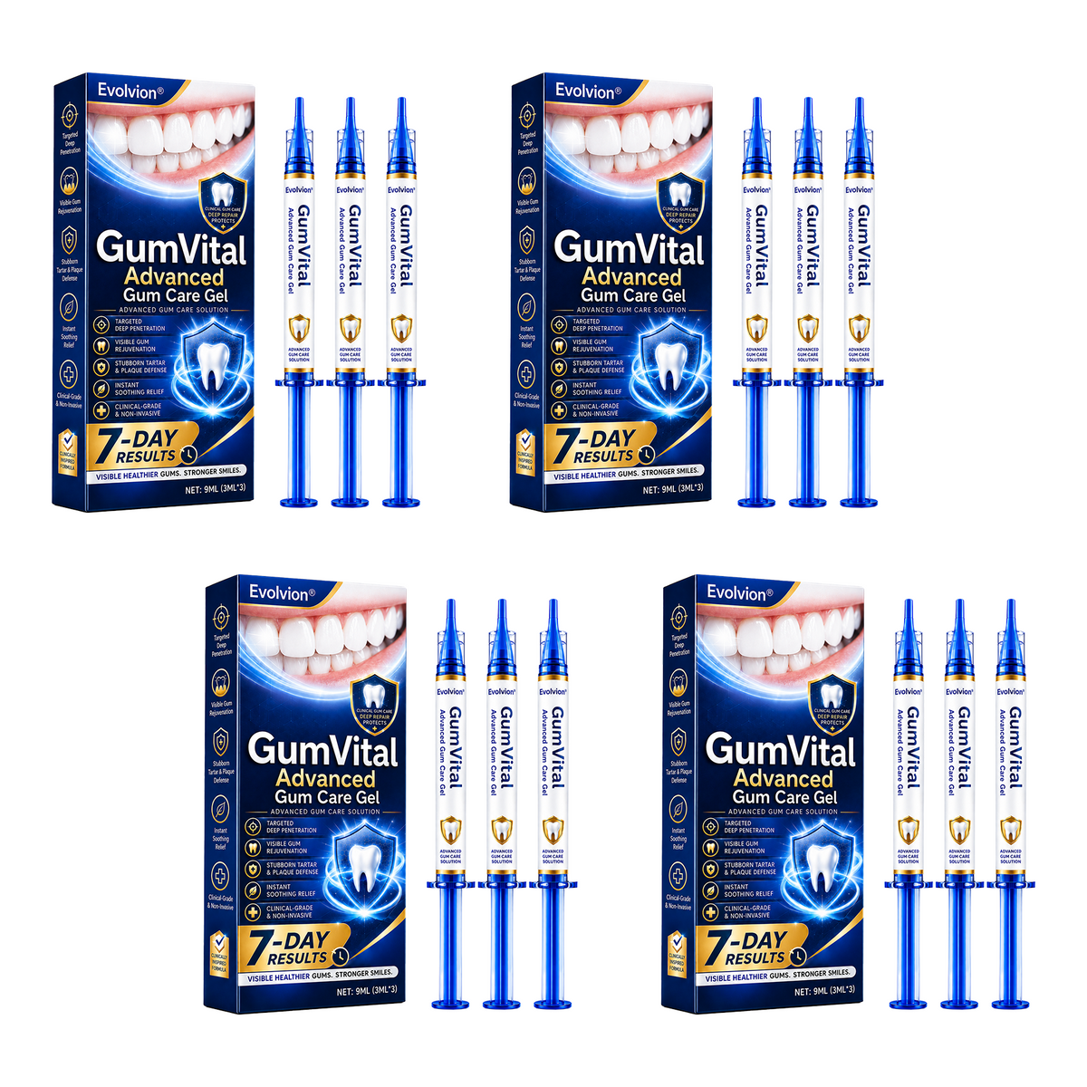 🦷 Evolvion® GumVital Advanced Gum Care Gel + 🎁 FREE Gum Care Kit🦷🦷