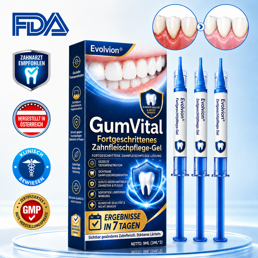 🦷 Evolvion® GumVital Advanced Gum Care Gel + 🎁 FREE Gum Care Kit🦷🦷