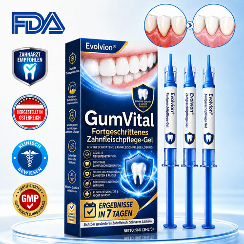🦷 Evolvion® GumVital Advanced Gum Care Gel + 🎁 FREE Gum Care Kit🦷🦷